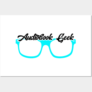 Audiobook Geek Teal Posters and Art